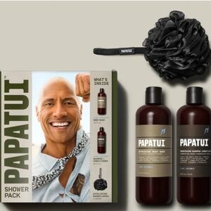 Dewayne Johnson Papatui Men's Shower Set With Loofa Full Size